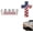 A-1pcs, variant on BARMOTU Blessed Jesus Edition Cross Emblem Metal Badge,4 Inch 3D Raised Letter Chrome Christian Cross Emblem Decal Stickers, USA Flag Car Cross Emblem car Decoration for Truck, SUV