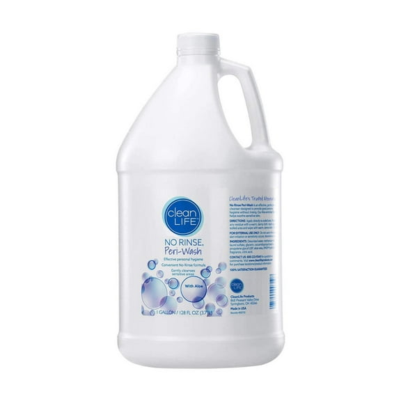 Cleanlife 00710 No Rinse Peri Wash GALLON 4 per case