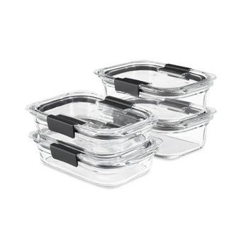 HAKEEMI 10 Pack Glass Food Storage Containers with Lids, Airtight Meal Prep  Containers, Glass Lunch Containers Built in Air Vents, Dishwasher Safe,  Grey - Yahoo Shopping
