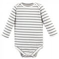thumbnail image 4 of Hudson Baby Cotton Long-Sleeve Bodysuits, 5-Pack, Newborn- 24 Months, 4 of 6