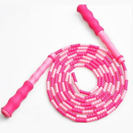 rope fancy jump skipping bamboo beaded adult pattern children
