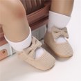 thumbnail image 2 of Baby Walking Shoes,Toddler Kids Girls Soild Colour Bowknot Princress Shoes Soft Sole The Floor Barefoot Non First Walkers Prewalker Shoes,Toddler Shoes(Size:12 Months), 2 of 8