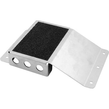 Allstar Performance ALL54090 Heel Riser - 1in Tall - 4-1/4in Wide - Non-Skid Pad - Aluminum - Each