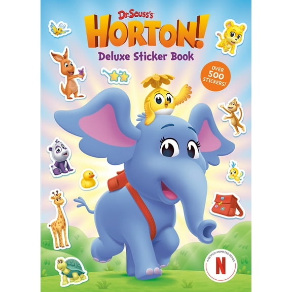 Dr. Seuss's Horton! Deluxe Sticker Book: A Sticker and Activity Book for Kids, (Paperback)