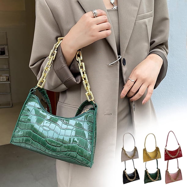 Bolso bandolera de cuero para mujer • Gran capacidad multicompartimento • Bolso mensajero de un solo hombro • Bolsa de moda
