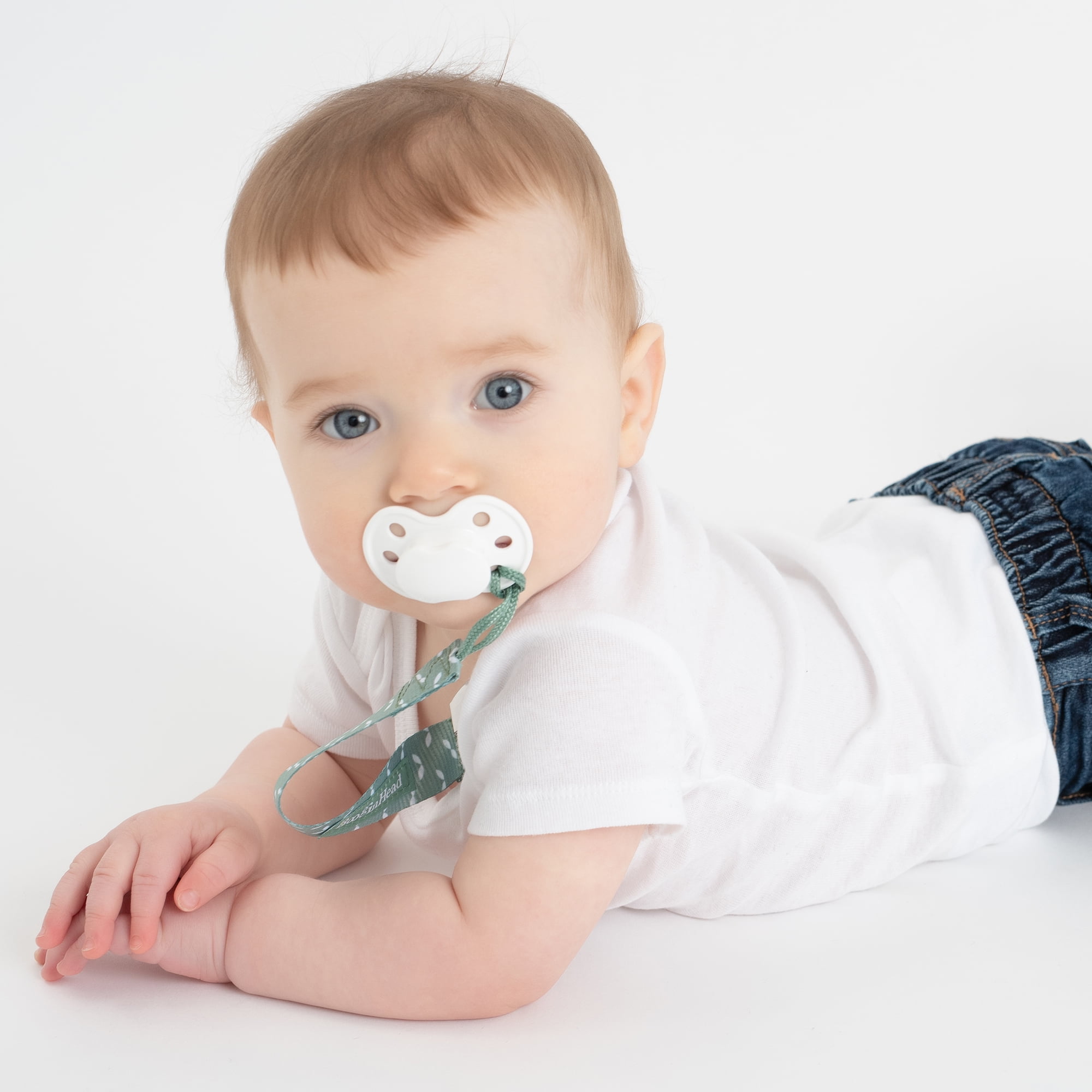 BooginHead Universal Pacifier Clips, Infant Toddler Boys and Girls, Lemons Leaves