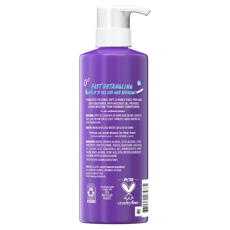 Aussie 3 Minute Miracle Deep Conditioner, Moist & Detangling