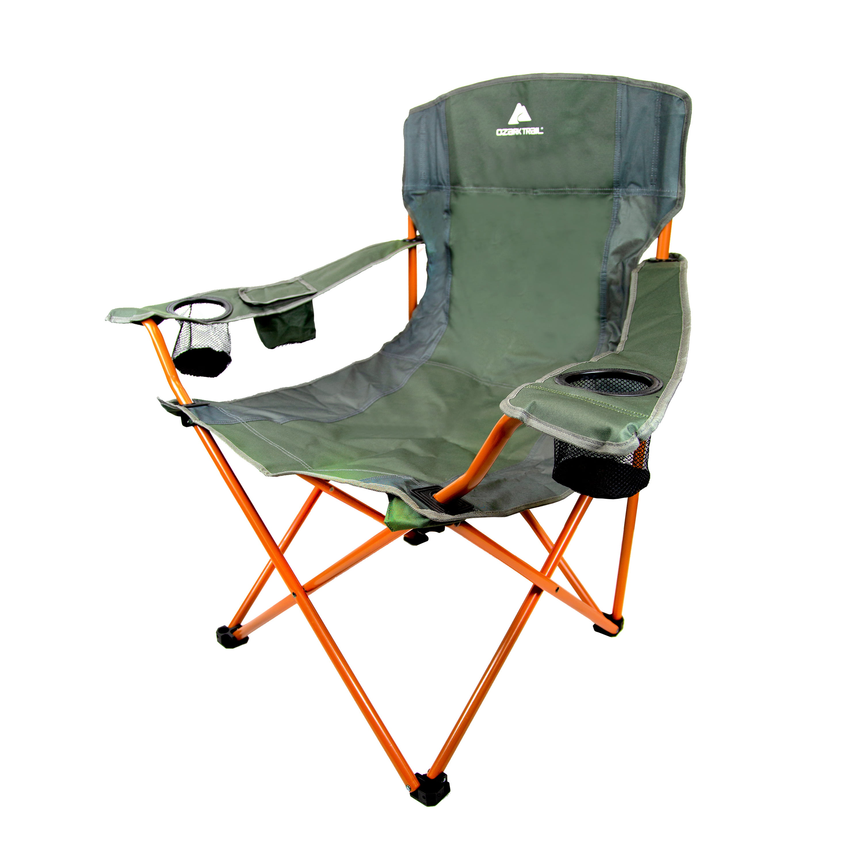 Ozark Trail Oversized Tailgate Quad Folding Camp Chair Walmart Com