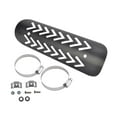 thumbnail image 3 of funtasica Generic Motorcycle Exhaust Pipe Heat Shield Easy Installation Leg Protection Black, 3 of 9