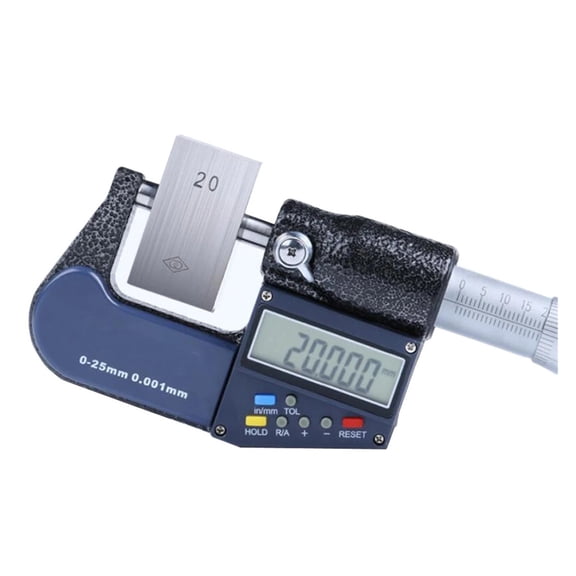 0-25-50-75-100mm Digital Micrometer 0.001mm Electronic Outside Micrometers Multifunction LCD Caliper Thicknes Gauge Measure Tool ,Easy to Operate