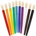 thumbnail image 1 of 10 Piece Large Round Children's Tempera And Artist Paint Brushes, 1 of 3