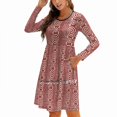 thumbnail image 1 of Kulama Sweetheart Knot Flared Dress Fashion Design Large Size Loose Dress Kulama, 1 of 5