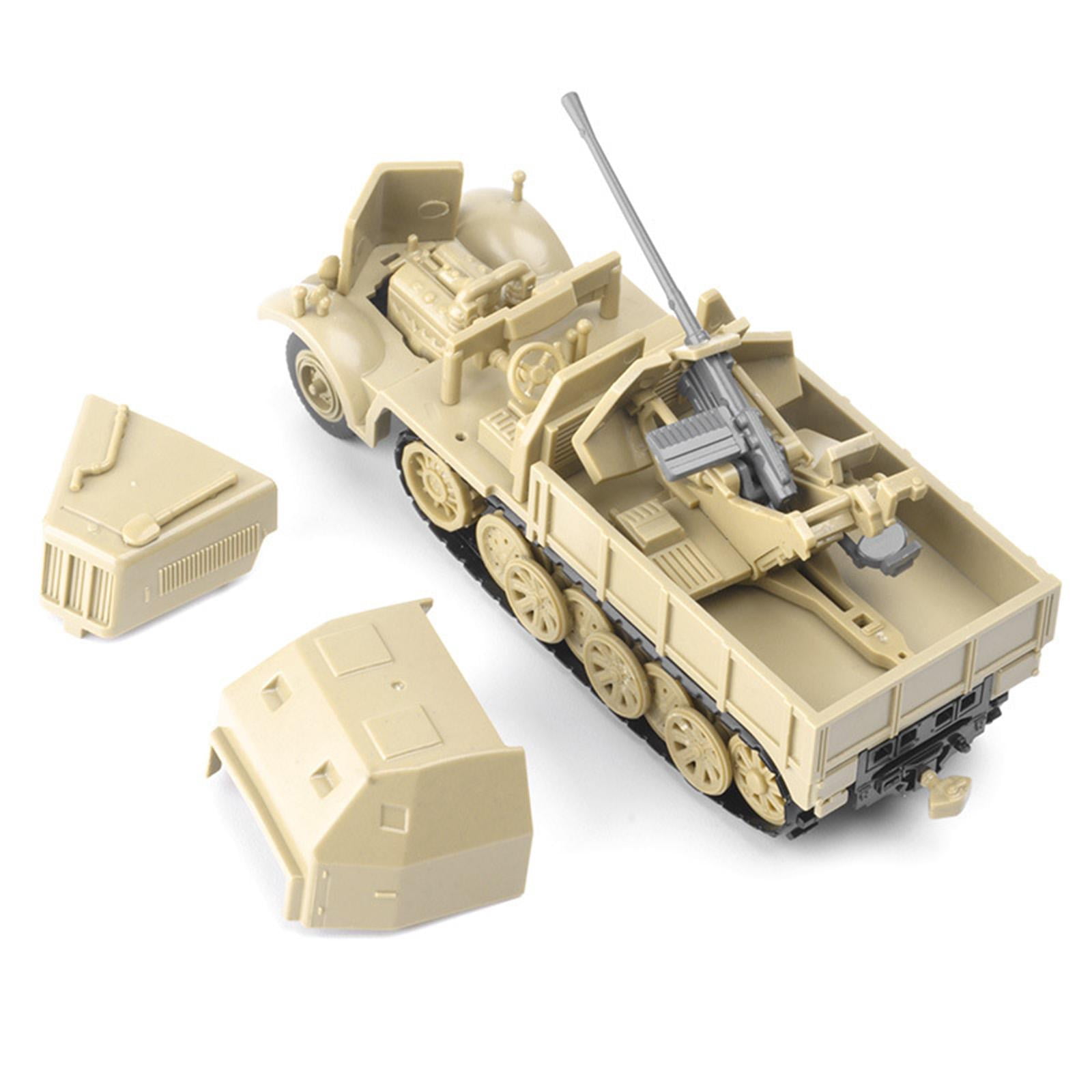 Milaget 2 Pcs 1/72 Demi-Piste Véhicules Blindés Jouets Modèle de Véhicule 4D Assemblé Milaget 2 Pcs 1/72 Demi-Piste Véhicules Blindés Jouets Modèle de Véhicule 4D Assemblé