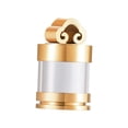 thumbnail image 3 of Urna de cristal de acero inoxidable con colgante, contenedor de perfume de moda, joyería de cremación, Dorado, 3 of 9