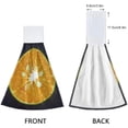 thumbnail image 4 of SKYSONIC Hanging Kitchen Towel 12 x 17 Inch Fruit Orange Towel Set 2 Pieces of Dry Towels for Kitchen, Bathroom, Laundry Room Table, 4 of 7