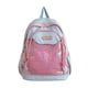 thumbnail image 4 of Mochila de moda con bolsillo transparente de nailon para viajes escolares y universitarios. Azul, 4 of 9