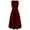 Red, variant on SEMPAI Women Renaissance Costume Sleeveless Lace Up Dress High Low Halloween Costumes Vintage Peasant Dresses