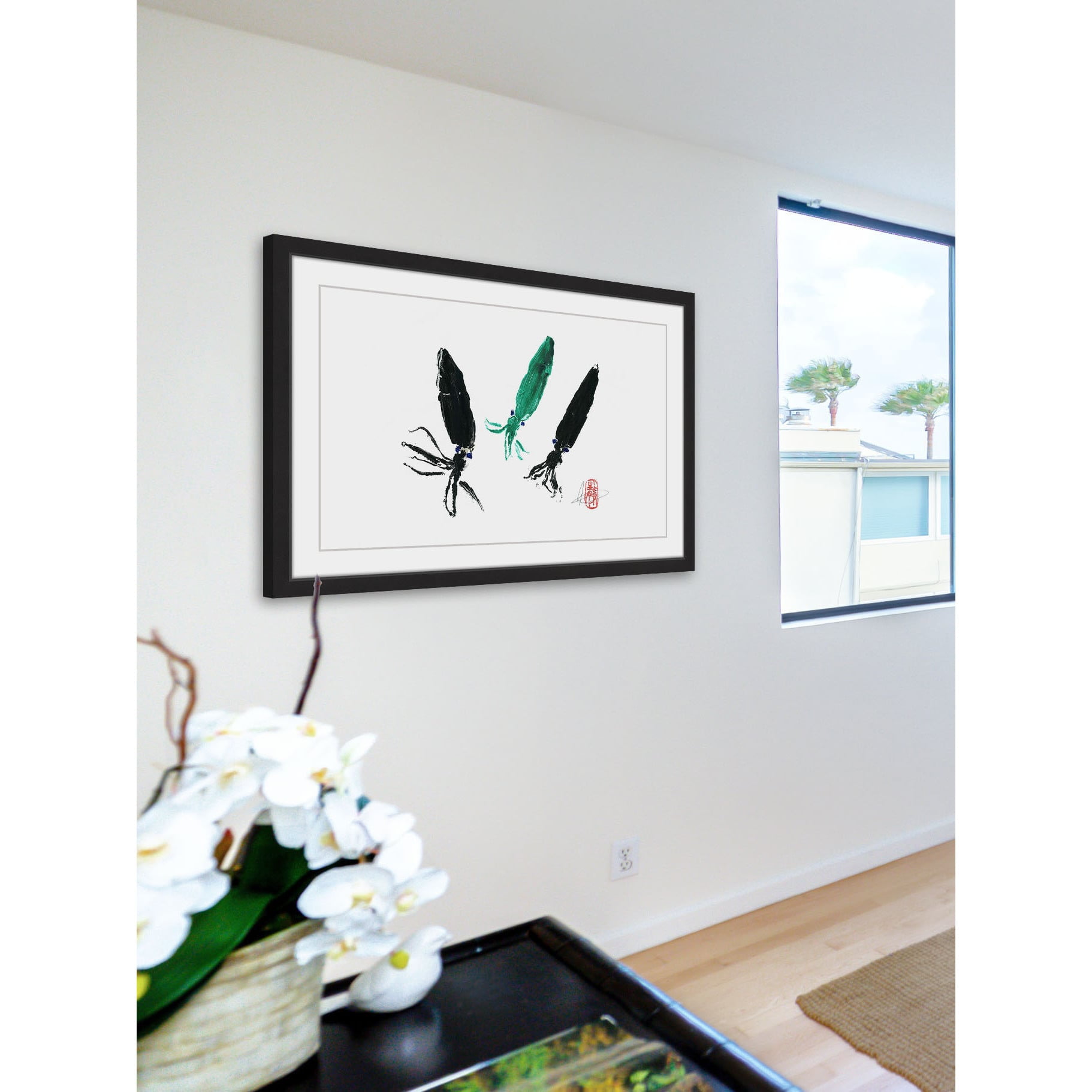 "Ink Brothers & Sister" Framed Painting Print