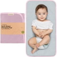 thumbnail image 1 of Cambiador de pañales portátil KeaBabies Swift, impermeable, rosa, 1 of 9