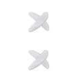 thumbnail image 2 of Qarigey Almohadillas nasales de silicona para aumentar la altura, almohadillas nasales finas blancas para anteojos, antideslizante, Blanco 1.0 2piezas, 2 of 6