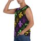 thumbnail image 3 of Fotbe Mardi Gras1 Men's Camiseta sin Mangas Estampada para Hombres, Playera Casual para Gimnasio, Entrenamiento, Playa-3X-Large, 3 of 7