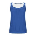 thumbnail image 6 of Goodtrade8 Sleeveless Tops for Women Dressy Summer Pullover V-Neck Loose Fit Work Casual,Plain Womens Tank Tops Casual, 6 of 6