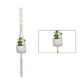 thumbnail image 1 of Matsuzay Colgador de maceta para plantas de interior y exterior, cesta colgante de cuerda de algodón, soporte para maceta, WD016 Jardín y Patio No.16, 1 of 6
