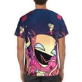 thumbnail image 2 of Invader Zim Gir T-Shirt for Men Novelty 3D Pritneted Casual Short Sleeve Tees Shirt Summer Street T Shirt Top, 2 of 7