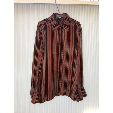 - Couture Mens Shirt 100% Polyester Long Sleeve Size L Ships N 24h