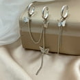 thumbnail image 2 of Femmes Doigt Bijoux Alliage - 2PCS Papillon Punk Chaîne Doigt Bagues Ouvertes, 2 of 10