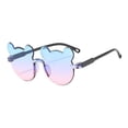 thumbnail image 1 of Cartoon Copy Children Sunglasses Progressive Ocean Sunglasses New Cat Ears Rimless Glasses, 1 of 8