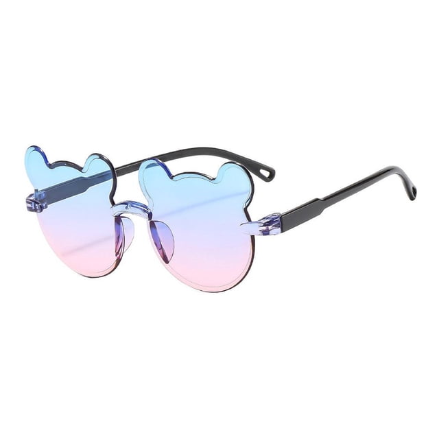 Cartoon Copy Children Sunglasses Progressive Ocean Sunglasses New Cat Ears Rimless Glasses