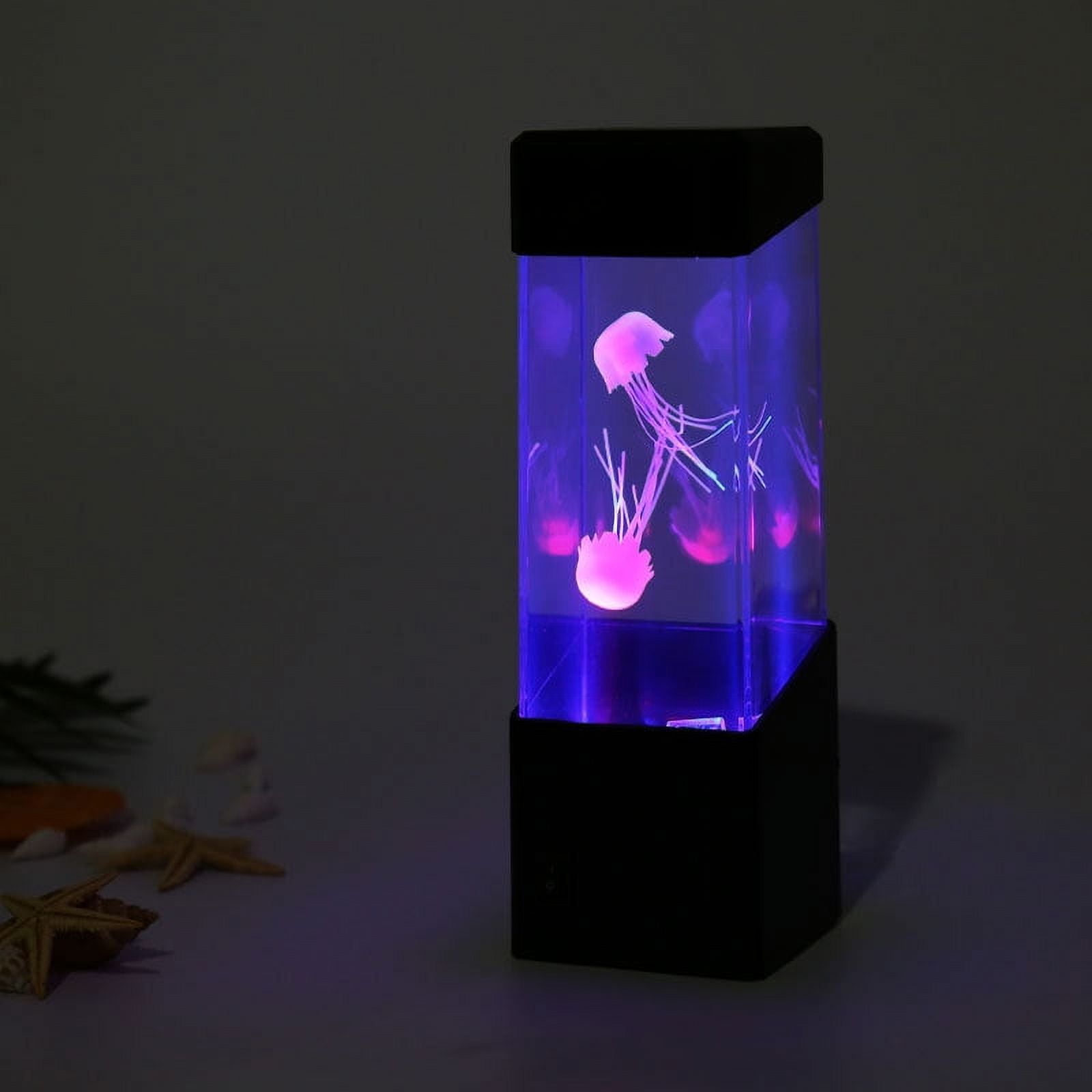 Jellyfish Aquarium colorful color changing electronic pet simulation fish tank creative home gift toy viewing Creative Home Gift