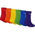 thumbnail image 7 of Unisex Nike 6-pack Everyday Plus Cushion Crew Training Socks Color: Multi Size: 5-7, 7 of 7