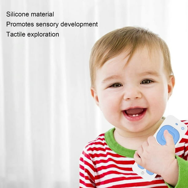 La télécommande du téléviseur de dentition en silicone pour bébé