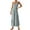 JUN003_Grey, variant on Women's Washed Linen Bib Jeans Overalls Casual Ripped Linen Jumpsuits Rompers, Jumpsuit Women's Black