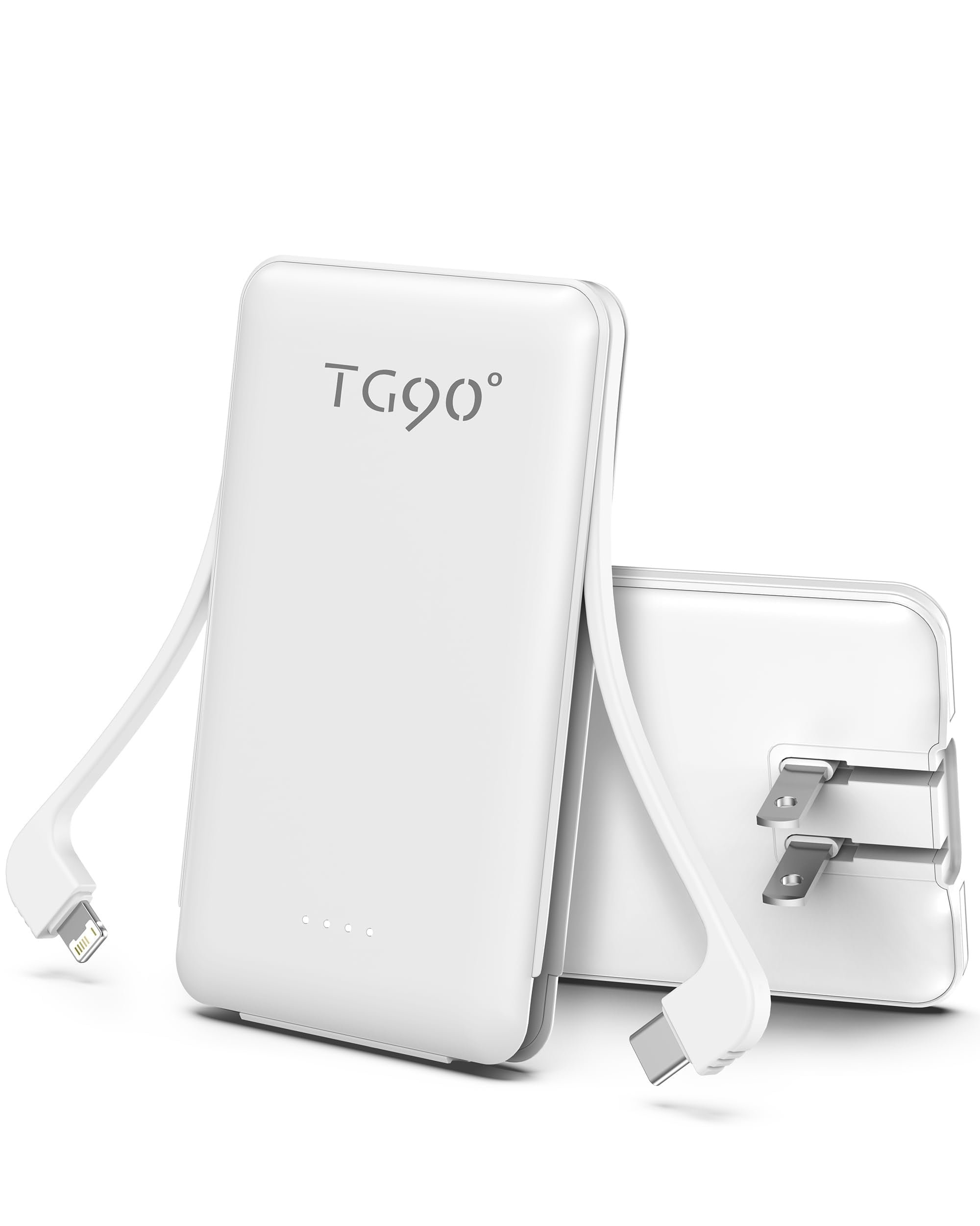Cargador Portátil JOYROOM Power Bank De 10000 MAh Con Cables Integrados