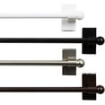 thumbnail image 3 of A&F Rod Decor - Magnetic Curtain Rod, 28-48 inch - Black, 3 of 3