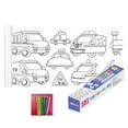 thumbnail image 2 of OUSITAID Long Children Graffiti Scroll Multiple Patterns Creative Canvas for Early Education Drawing Toy, 2 of 3