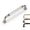 Brushed Satin Nickel, variant on 5 Pack Cabinet Handles Retro Antique Brass 3.75 Inch Arch Matte Black Drawer Flower Pulls for Kitchen Bathroom Bedroom Cupboard Door Drawer Dresser Wood Furniture Champagne Gold Hardware
