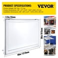 thumbnail image 4 of Ventana VEVOR para food truck 122 x 91 cm con toldo, 4 of 9