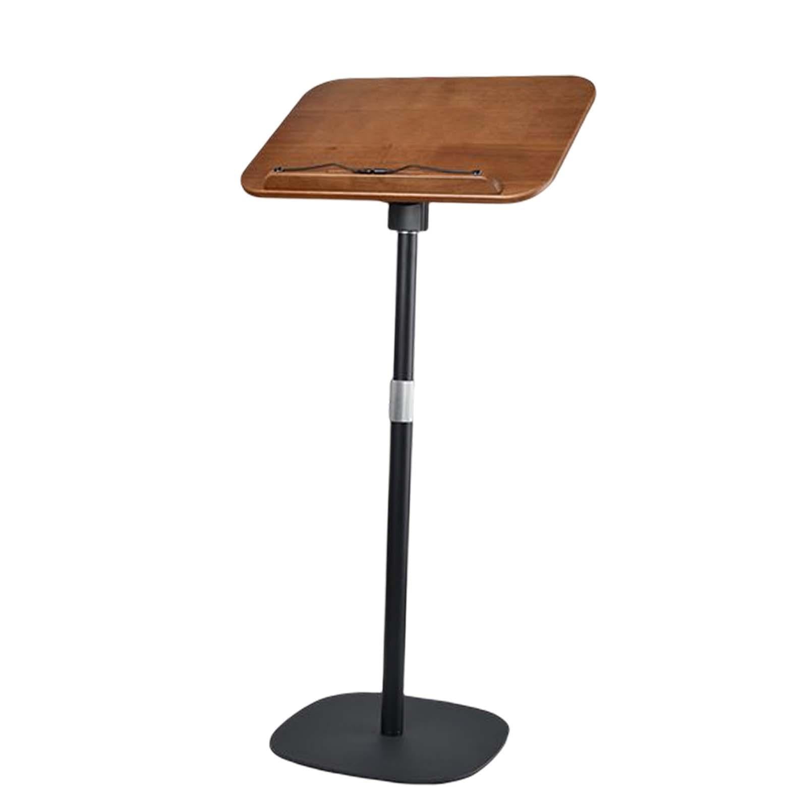 Floor Book Stand Adjustable Height and Angle Book Holder Tray Metal