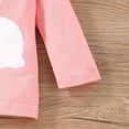 thumbnail image 6 of Conairie Girl Easter Outfit 2 Piece Bunny Print Bow Romper Kids Ruffle Long Sleeve Tops and Tutu Dresses Cute Clothes, 6 of 9