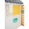 thumbnail image 6 of Dolu: Garden Playhouse With Fence - White-Grey-Yellow - Outdoor-Indoor Toy, Chalkboard Door, Durable Charming Design, Easy Assembly, Kids-Toddlers 2+, 6 of 7