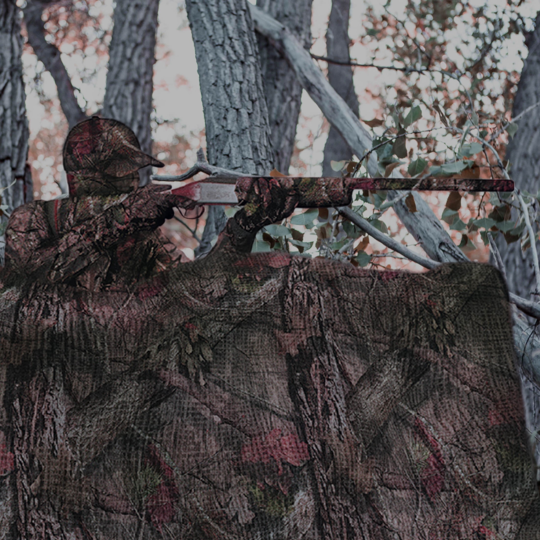 Allen Company Mossy Oak Burlap Hunting Blind Material - Weatherproof Glare-Free - Mossy Oak Break-Up Country