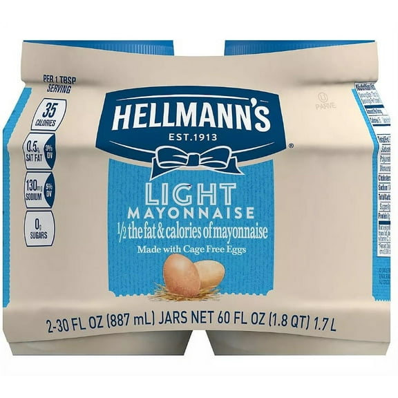 Hellmann's Mayonnaise Light Mayo, 2 ct.