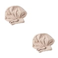 thumbnail image 1 of Bearachild Toalla de secado de cabello absorbente de agua para mujer, gorro de baño ajustable portátil, gorro de ducha de estilo informal con Tipo 5 2Conjunto, 1 of 6