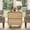 2 drawer-Natural, variant on YOCWO 6 Drawer Dresser for Bedroom, Mid Century Chest of Drawers with Arc Edge and Round Leg, Wood Storage Large Dresser Organizer for Bedroom Living Room Hallway Closet, Walnut