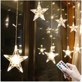 thumbnail image 2 of Guirnalda de luces LED con forma de estrella para Navidad, guirnalda de luces para exteriores, interiores, para el hogar, dormitorio, jardín, fiesta, decoración de bodas, 2 of 5