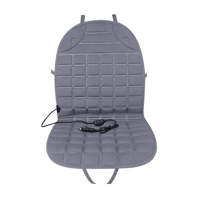 Cagogo under $5 12V Heated Car Seat Cushion, 12V Heated Car Seat Cushion Warmer, Dual Zone Adjustable Temperature Office Chair Mat, Lighter Socket Powered Winter Comfort Solution